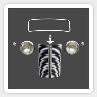 Austin Ten 1940s British classic car minimal grille photo Sticker